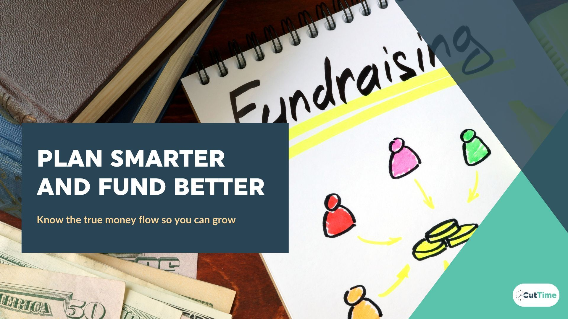 Why CutTime? Because You Can Plan Smarter and Fund Better | Fundraising Strategy Diagram