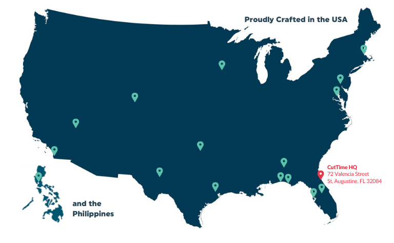 CutTime is headquartered in historic St. Augustine, FL with staff across the USA and the Philippines.